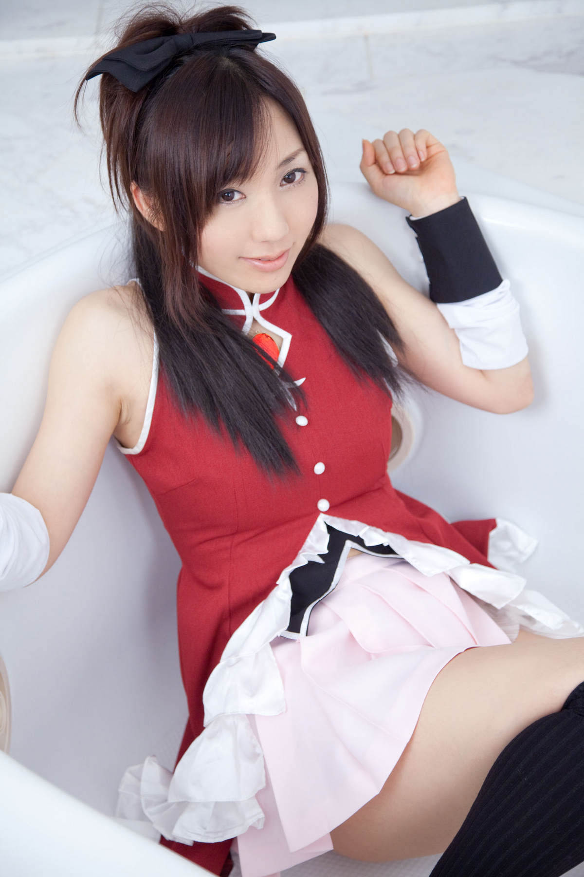 (C80) (コスプレ)   Sayaka and Kyoko  CosPlay制服诱惑套图